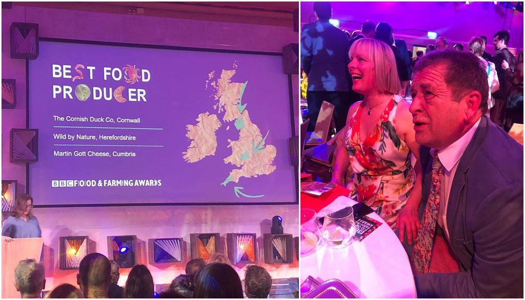 Cornish Duck Co win Best Producer at BBC Food and Farming Awards