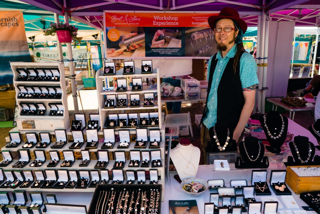 Brett and Leni Handcrafted Jewellery at Truro Farmers Market
